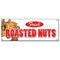 Signmission ROASTED NUTS BANNER SIGN fresh hot signs stand peanuts chestnuts salted B-Roasted Nuts - alternate 1